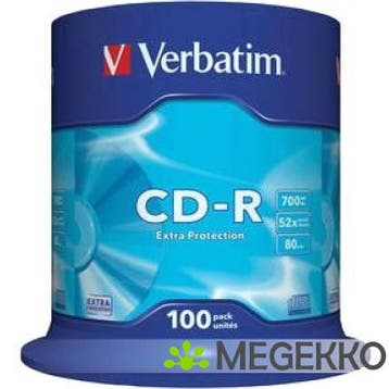 Verbatim CD-R 52x 100st. Spindle, Verzenden, Nieuw