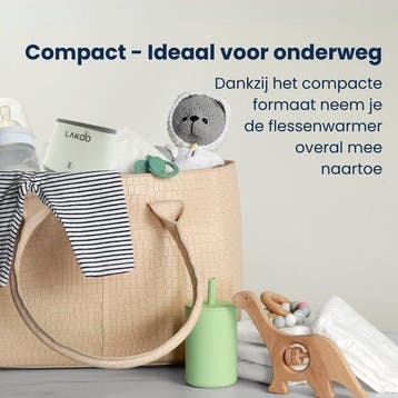 2dekans | LAKOO Digitale flessenwarmer - Babyvoeding -, Ophalen of Verzenden, Zo goed als nieuw