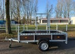 Steigeraanhanger bakwagen + steigerbok 250x130 750kg BEZORGD, Verzenden, Nieuw, Overige typen, 2 tot 5 meter
