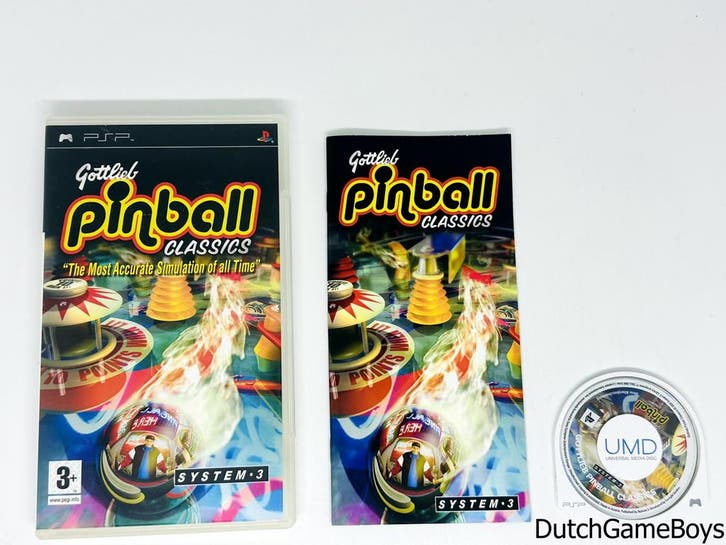 PSP - Gottlieb - Pinball Classics, Spelcomputers en Games, Games | Sony PlayStation Portable, Gebruikt, Verzenden