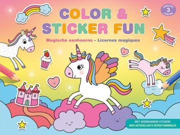 Color & Sticker Fun - Magische eenhoorns / Color & Sticker, Verzenden, Gelezen, ZNU