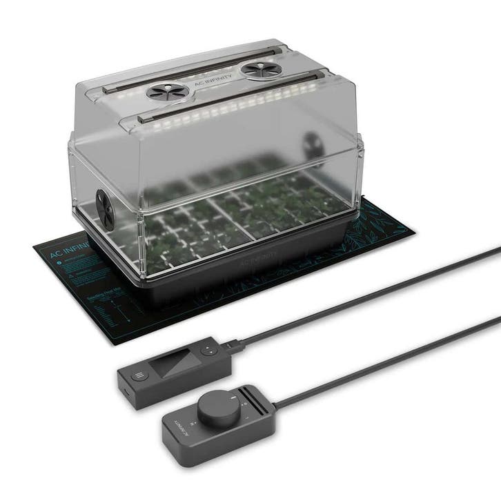 AC Infinity propagator set met LED en verwarmingsmat, Tuin en Terras, Kweekspullen, Ophalen of Verzenden