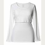 Boob Zwangerschapsshirt Positieshirt Wit lange mouwen, Kleding | Dames, Positiekleding, Nieuw