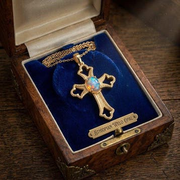 Zonder minimumprijs - Ketting met hanger - 14 karaat Zilver,