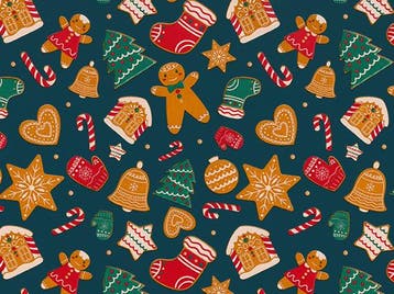 Inpakpapier Kerst Kerstbomen Baksels Blauw - Breedte 50 cm -, Ophalen of Verzenden, Nieuw, Overige typen