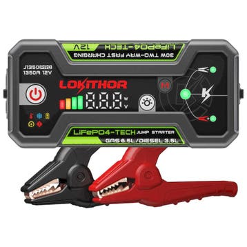 Lokithor J1350 PRO LiFePO4 12V 1350A Jumpstarter, Auto diversen, Jumpstarters, Verzenden, Nieuw