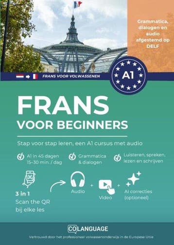 9791388253362 Frans voor beginners: Stap voor stap leren,..., Verzenden, Nieuw, Colanguage Academy