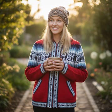 Luxe Alpaca Wollen Trui, Handgebreid in Peru | Dames & Heren, Kleding | Dames, Overige kleuren, Verzenden, Maat 42/44 (L), Nieuw