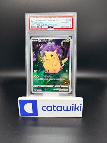 Pokémon - 1 Graded card - Pikachu 001/028 PSA 10 - Japanese, Hobby en Vrije tijd, Verzamelkaartspellen | Pokémon, Nieuw