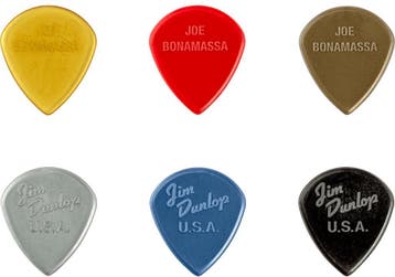 Jim Dunlop Joe Bonamassa Jazz III plectrum 1.38 mm - 6-pack, Muziek en Instrumenten, Ophalen of Verzenden, Nieuw, Elektrische gitaar