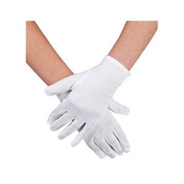 Witte handschoenen goedkoop - Party handschoenen, Ophalen of Verzenden, Nieuw
