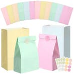 Fako Bijoux - 24 Pastel Gekleurde Uitdeelzakjes met Stickers, Verzenden, Nieuw