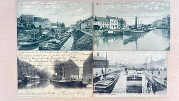 Frankrijk en België - Batellerij - Péniche en rivierleven -, Gelopen