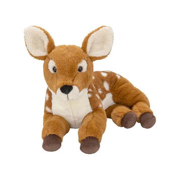 Nature Planet hertje knuffel - pluche - 37 cm - bruin, Verzenden, Nieuw