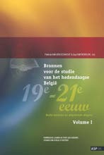 Bronnen voor de studie van het hedendaagse België 19e-21e, Boeken, Verzenden, Zo goed als nieuw