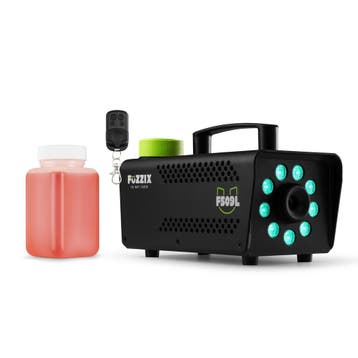 Fuzzix F509L Party Rookmachine – 500W met 9x RGB LED’s en, Ophalen of Verzenden, Nieuw