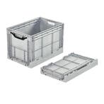 Klapkrat, 600x400x400 mm, euronorm, grijs kunststof,, Doe-het-zelf en Verbouw, Gebruikt, 40 tot 60 cm, 50 tot 75 cm, Ophalen of Verzenden