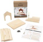DIYkit Pakket Hobbyset Vogelvoederhuis maken met instructie, Ophalen of Verzenden, Nieuw