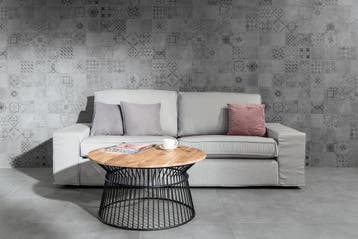 Vloertegel/Wandtegel Rako Betonico Grey Grijs 60x60, 60 cm of meer, Nieuw, Ophalen of Verzenden, 10 m² of meer