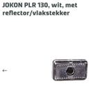 Jokon Jokon PLR 130 wit reflector/vlakstekker, Ophalen of Verzenden, Nieuw