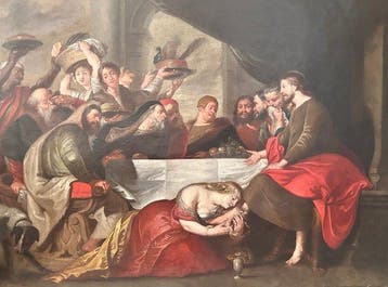Peter van Lint (1609-1690), Toegeschreven aan - Magdalena en, Antiek en Kunst