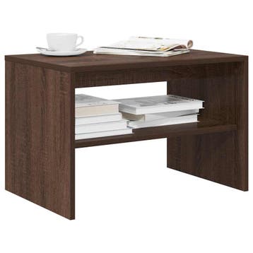 vidaXL Tv-meubel 60x40x40 cm bewerkt hout bruin eikenkleur, Verzenden, Nieuw, Overige houtsoorten