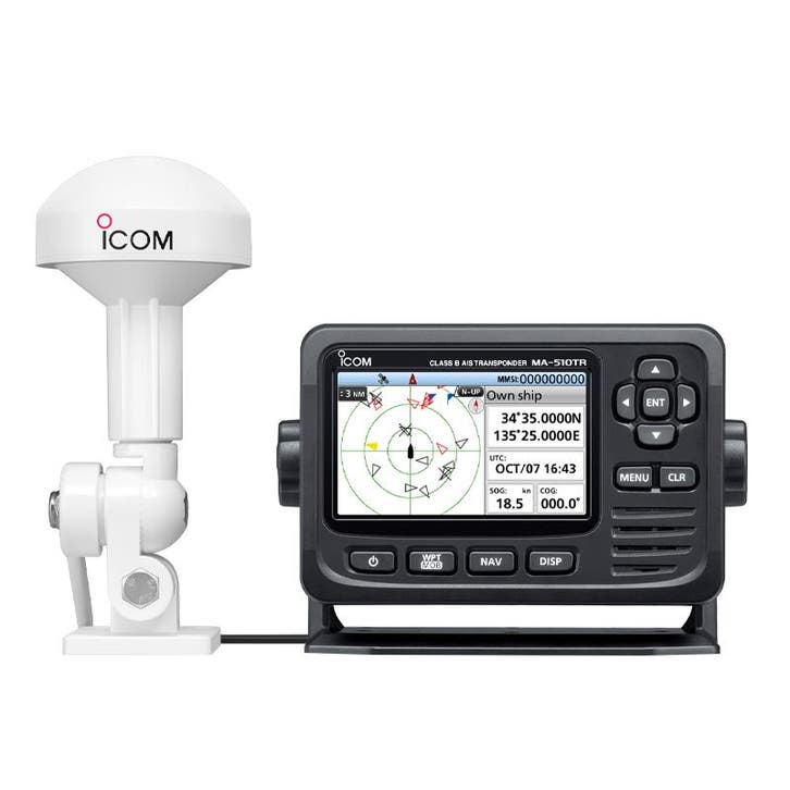 Icom MA510TR Ais transponder - met display - externe gps, Watersport en Boten, Navigatiemiddelen en Scheepselektronica, Ophalen of Verzenden