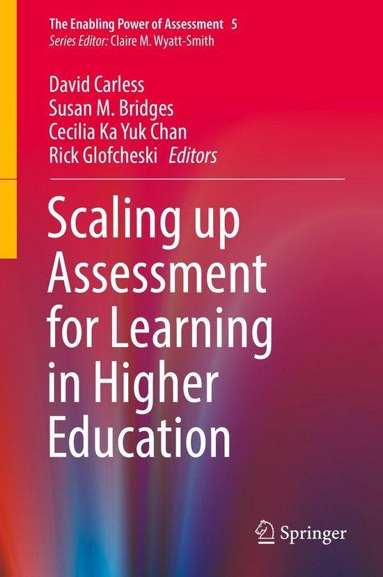 Scaling Up Assessment for Learning in Higher Education, Boeken, Taal | Engels, Gelezen, Verzenden
