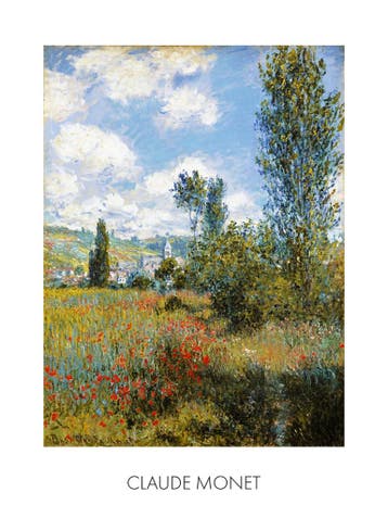 Kunstdruk Claude Monet - Ile Saint-Martin 60x80cm, Verzenden, Nieuw