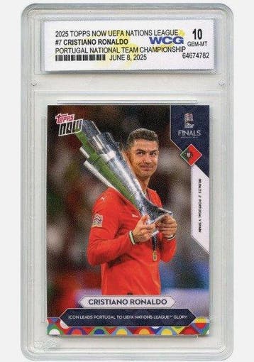 2025 Topps Now Cristiano Ronaldo #7 - UEFA Nations League, Nieuw
