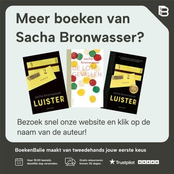Luister 9789026366567 Sacha Bronwasser, Boeken, Verzenden, Zo goed als nieuw, Sacha Bronwasser
