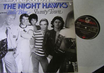 The Night Hawks - Belle Blue (Long Version)  Shanty Town, Ophalen of Verzenden, Gebruikt