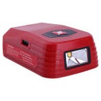 Milwaukee USB-adapter voor M18 accus, 123accu huismerk, Verzenden, Nieuw