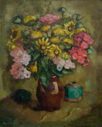 Bernard Jan Logtenberg (1909) - Bloemen stilleven