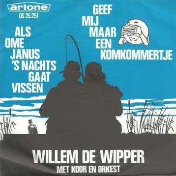 Single - Willem De Wipper - Als Ome Janus s Nacht Gaat Viss, Cd's en Dvd's, Cd's | Humor en Cabaret, Verzenden, Nieuw in verpakking
