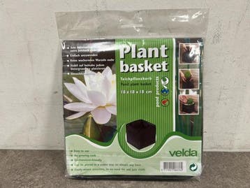 Veiling - 20x Velda vijverplant mand 180x180mm, Nieuw