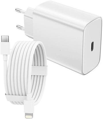 Oplader – Geschikt voor iPhone 14/13/12/11/Xr/Xs/8 – USB-C, Telecommunicatie, Mobiele telefoons | Telefoon-opladers, Ophalen of Verzenden