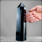 Natuurlijke zwarte obsidiaan Obelisk, Mexico- 1001.21 g
