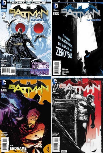 Batman, Vol. 2 Annual Complete Set (4), Boeken, Ophalen of Verzenden, Nieuw
