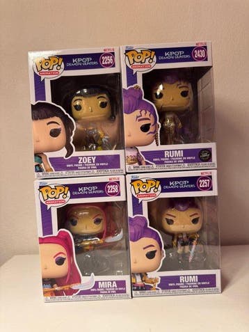 Funko - Funko Pop - K-Pop Demon Hunters Set 4 Pezzi