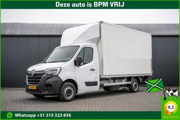 Renault Master L3H2 | Financial Lease voor 582 p/mnd, Stof, Gebruikt, Overige carrosserieën, Wit