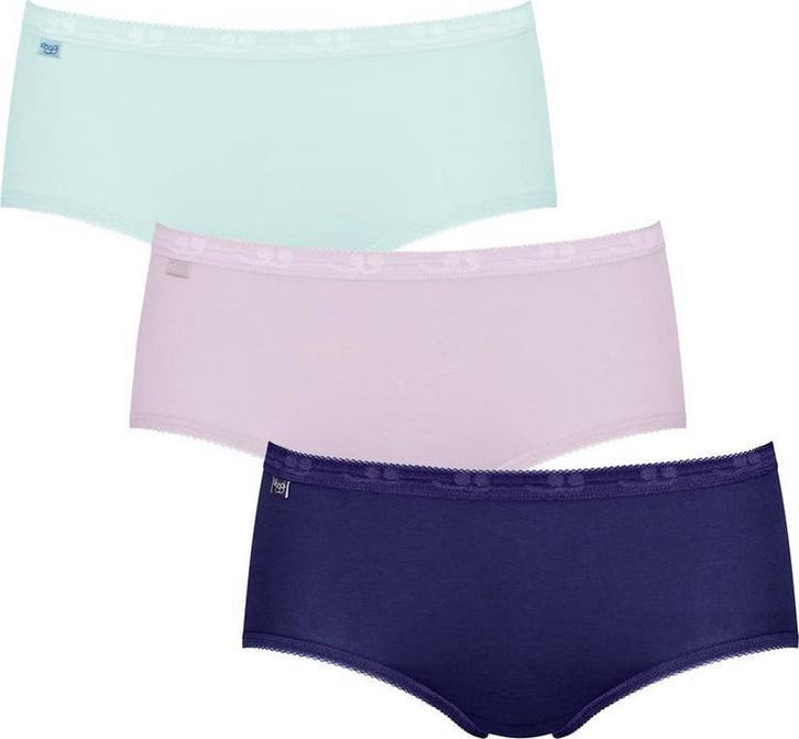 Sloggi - Maat 44-46 Dames Basic+ 3Pack Midi Onderbroek Dames, Kleding | Dames, Ondergoed en Lingerie, Verzenden