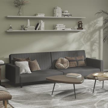 Design Slaapbank Fluweel | 35% Korting | Tweedekans, 100 cm, Tweepersoons, Ophalen of Verzenden, Zo goed als nieuw