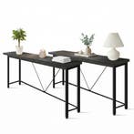 IvoQ Sidetables - Set van 2 - Zwart - 120x23 cm, Verzenden, Nieuw