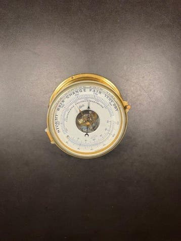 Schatz & Sohne Ships barometer - Metaal, Messing, Glas -