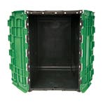 Distributiebak, 710x460x360 mm, zwart, groen pp, nieuw, Ophalen of Verzenden