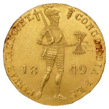 Gouden Dukaat Willem III 1849 ZFr, Verzenden