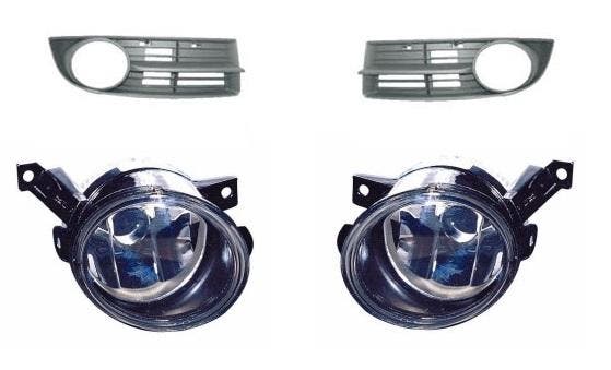 VW Touran 2003-2006 Mistlampset Compleet (Volkswagen), Auto-onderdelen, Verlichting, Nieuw, Volkswagen, Verzenden