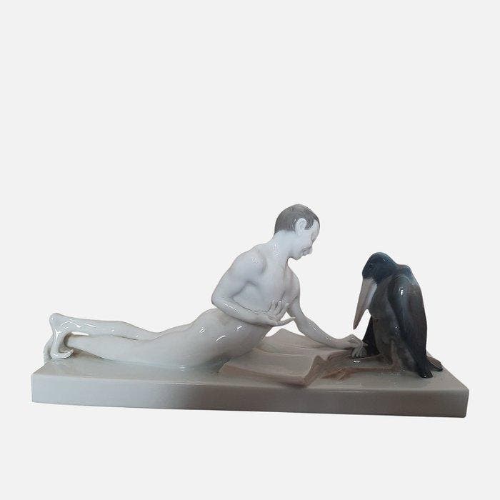 Rosenthal - Beeldje - Philosophical Duspute 1st Choice, Antiek en Kunst, Kunst | Designobjecten