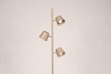 Rietveld Vloerlampen - Taupe - Metaal, Verzenden, Nieuw
